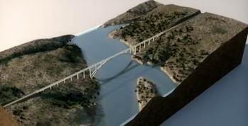 Comienza la ejecucin del tablero del viaducto sobre el ro Almonte, en Cceres