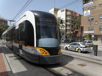 El tranvía de Valencia supera los cien millones de viajeros