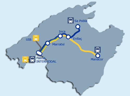 Serveis Ferroviaris de Mallorca implanta nuevos servicios y horarios