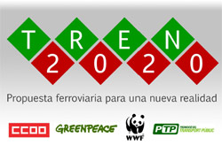 El proyecto Tren 2020 propone situar al ferrocarril como eje del transporte p�blico 
