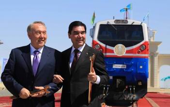 Inaugurado un enlace ferroviario entre Kazajistn y Turkmenistn
