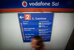 La estacin de Sol de Metro de Madrid se llama ya Vodafone Sol 