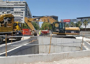 Comienza la excavacin del tnel de Metro de Mlaga en Callejones del Perchel