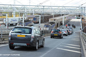 Eurotunnel batió su récord de tráfico de vehículos de turismo durante la Navidad
