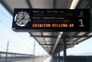 Icon Multimedia diseñará un nuevo sistema de información al viajero para las estaciones de Adif