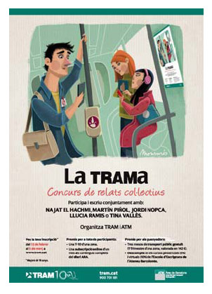 Certamen de relatos colectivos del Tram de Barcelona