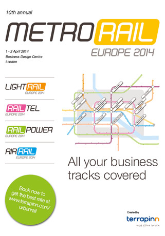 Londres acoge la d�cima edici�n del congreso y exposici�n comercial �Metro Rail Europe 2014�