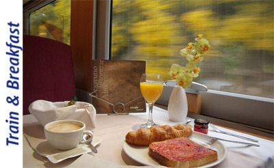 Renfe ofrece el nuevo producto turístico Train & Breakfast 