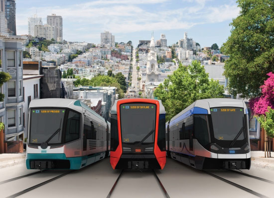 Siemens suministrará 175 coches de tranvía a la ciudad de San Francisco