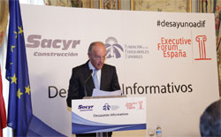 Gonzalo Ferre: "El AVE debería alcanzar los cincuenta millones de viajeros en 2018 ó 2019"