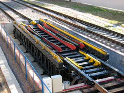 Bielorrusia instala un cambiador de ancho deTalgo en su frontera con Polonia 