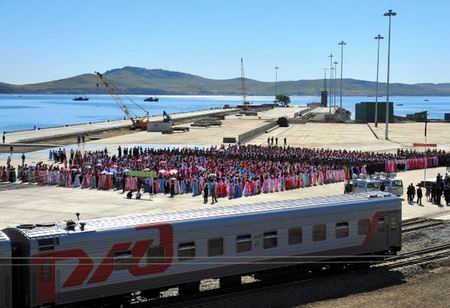 Concluido el enlace ferroviario entre Corea del Norte y la Federacin Rusa