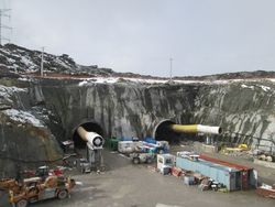 Concluye la perforación del túnel bitubo de O Cañizo, en Orense 