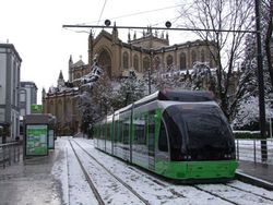 El Ayuntamiento de Vitoria plantea la ampliación del tranvía hacia Adurza y Salburua