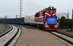 Regresa a China el tren de mercanc�as procedente de Madrid