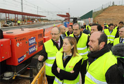 Ejecutada al 75 por ciento la nueva estación de cercanías de Soto del Henares en Torrejón de Ardoz 