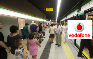 Metro de Mlaga y Vodafone firman un convenio para dar cobertura de telefona mvil en tneles y estaciones