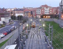 Concluye en Urduliz la primera fase de las obras para la supresión del último paso a nivel de Metro Bilbao