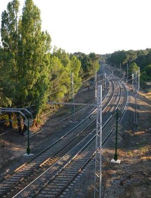 Mejora de la catenaria entre Santa María de la Alameda, en Madrid, y La Cañada, en Ávila