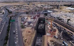 FCC inicia la construcción del primer túnel del metro de Riad