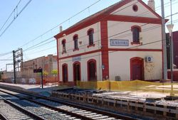 Obras de mejora y adaptación de los andenes en la estación castellonense de Almazora