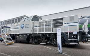 Locomotora híbrida de maniobras H3 entregada a Volkswagen