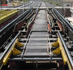 Adif trabaja en un proyecto de sistema de ejes variables para los vagones de mercancías