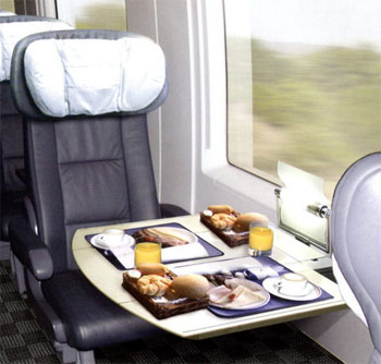 Los clientes de AVE eligen los menús de los trenes para el otoño