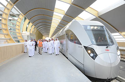 Primer viaje de pruebas del nuevo tren de CAF para los Ferrocarriles de Arabia Saudí