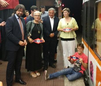 FGC bautiza un tren de la serie 113 con el nombre de Sarrià