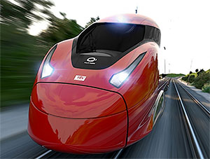 Presentado el diseño de los nuevos Pendolinos del operador italiano NTV