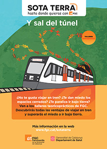 FGC organiza un taller para perder el miedo a viajar en tren y en espacios cerrados 