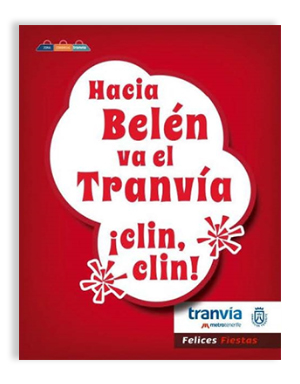 Campaña navideña del Tranvía de Tenerife