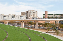 Concluyen las obras de los dos viaductos centrales del tranvía de Alcalá de Guadaíra