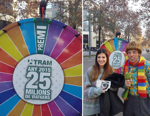 El Tranvía de Barcelona superó en 2015 los veinticinco millones de viajeros 