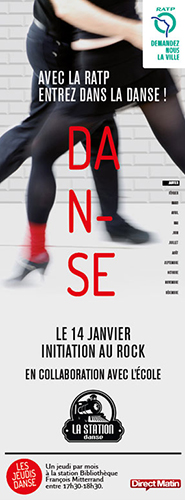 Los jueves, baile en el Metro de París