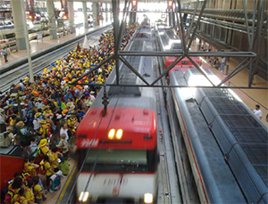 El modo ferroviario representa el 53 por ciento de la movilidad eléctrica en el transporte público vasco