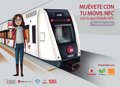 Más de 10.500 usuarios ya acceden al transporte público de Valencia y su área metropolitana a través del teléfono móvil