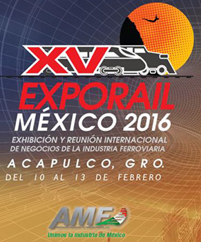 Mafex coordina la presencia española en Exporail 2016, en México