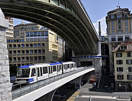 El gobierno suizo aprueba la construcción del metro ligero de Lausana