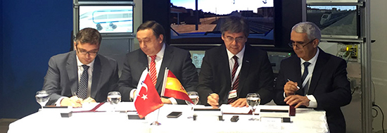 Acuerdo de cooperación en materia ferroviaria entre Indra y la turca Aselsan