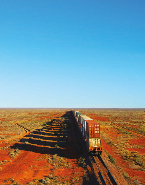 Australia construye una nueva línea de 1.703 kilómetros y alto rendimiento, para mercancías 