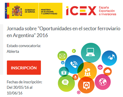 Jornada sobre oportunidades de negocio para el sector de infraestructuras ferroviarias en Argentina
