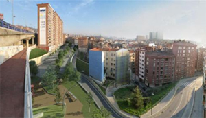 El barrio de Matiko se renueva con el soterramiento de la nueva estación de la línea 3 de Metro Bilbao