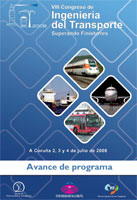 VIII Congreso de Ingenier�a del Transporte �Superando Finisterres�, del 2 al 4 de julio en La Coru�a