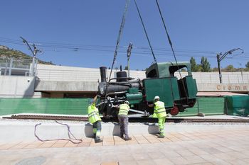 Recuperados la locomotora de vapor Monistrol y un coche salón del Cremallera de Montserrat