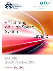 Cuarto curso de formación en alta velocidad nivel II de la UIC