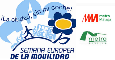 Exposiciones, visitas y actividades para niños en los metros de Sevilla y Málaga, por la Semana Europea de la Movilidad
