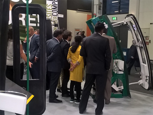Carbures present� en Innotrans sus puertas de emergencia para trenes de metro