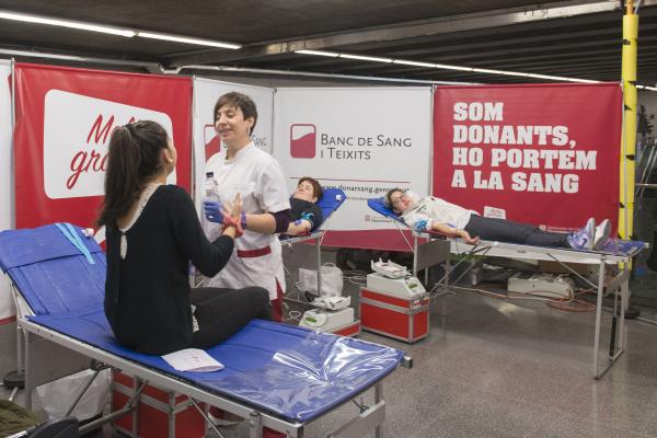 TMB colabora en la nueva campaa de donacin de sangre